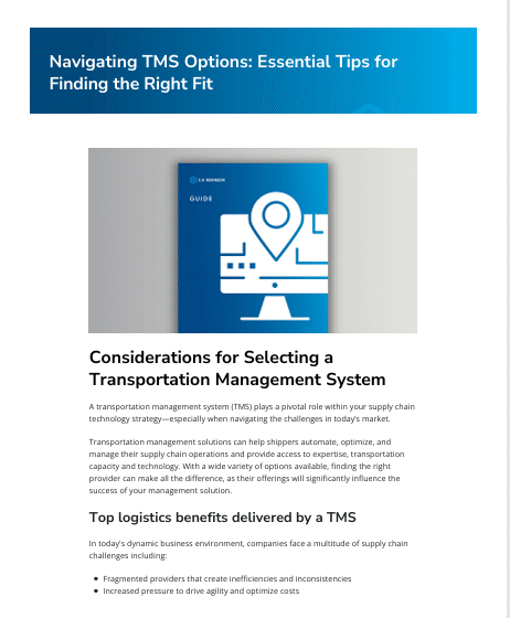  Navigating TMS Options: Essential Tips forFinding the Right Fit